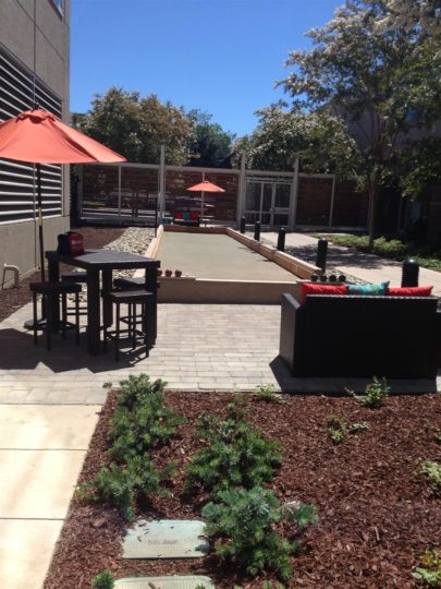 LSI Bocce Court Finished